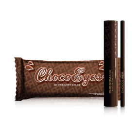 KIT FRAN CHOCOEYES MÁSCARA CILIOS MARROM E LÁPIS MULTIFUNCIONAL FRAN BY FRANCINY EHLKE
