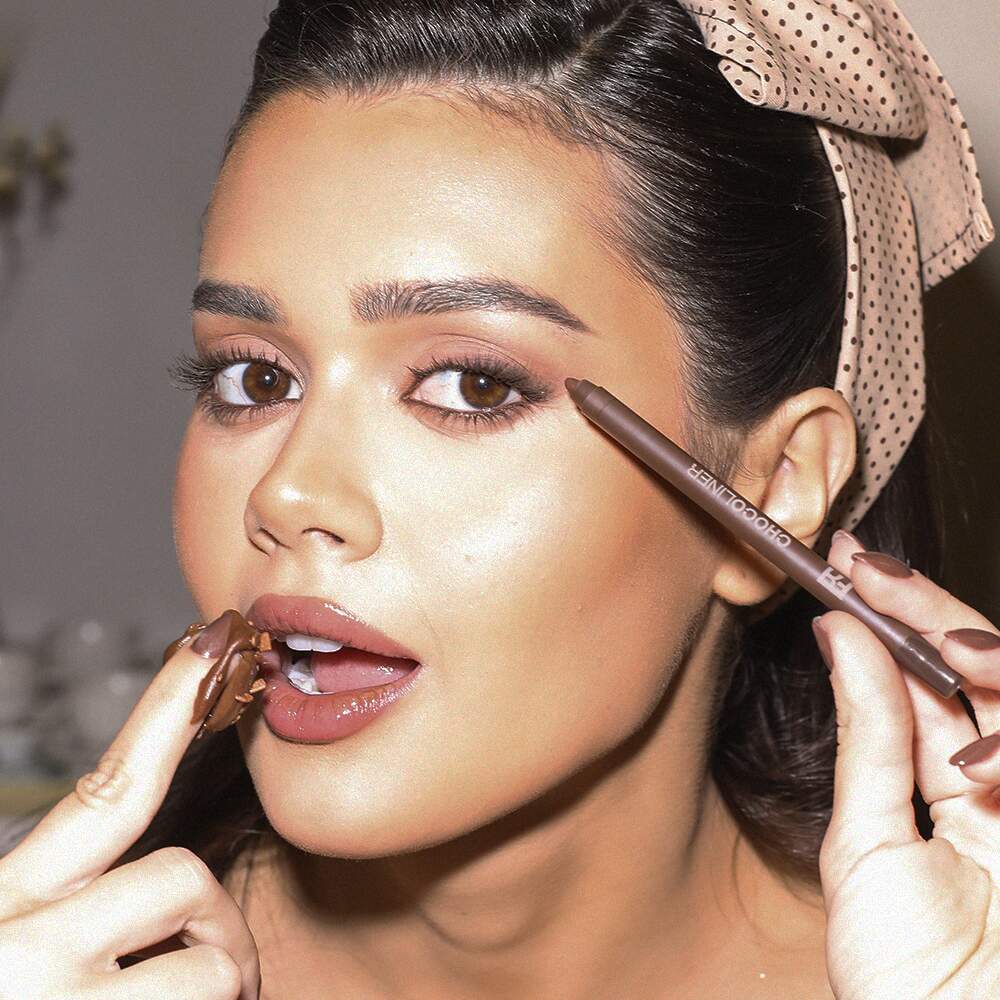 KIT FRAN CHOCOEYES MÁSCARA CILIOS MARROM E LÁPIS MULTIFUNCIONAL FRAN BY FRANCINY EHLKE